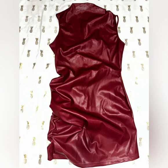 Missguided | Dresses | Nwt Missguided Brown Faux Leather Asymmetrical Rouched Dress Sz Large | Poshmark Missguided | Dresses | Nwt Missguided Brown Faux Leather Asymmetrical Rouched Dress Sz Large | Poshmark